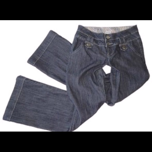 BoomBoom Bootie Sculpt Dark Indigo Low Rise Flares - Picture 7 of 16